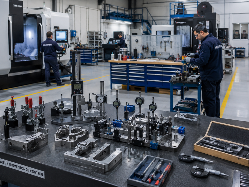 VKS Matricerías · Fabricación de utillajes y elementos de control con Verificación y Calibración